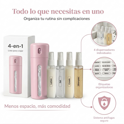 Dispensador 4 en 1 para Higiene